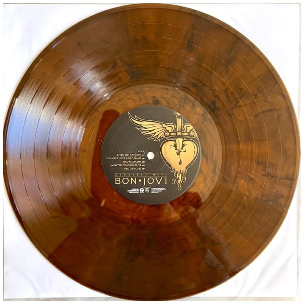 BON JOVI - GREATEST HITS (EXCLUSIVE LTD EDITION) (TIGER EYE BROWN VINYL) | VINILO