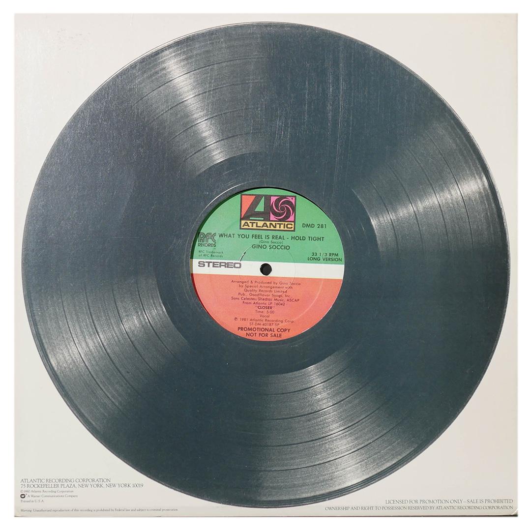 GINO SOCCIO  - WHAT YOU FEEL IS REAL - HOLD TIGHT | 12" MAXI SINGLE USADO