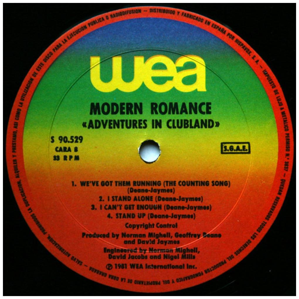 MODERN ROMANCE - ADVENTURES IN CLUBLAND | VINILO USADO