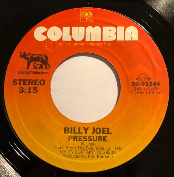 BILLY JOEL - PRESSURE | 7" SINGLE VINILO USADO