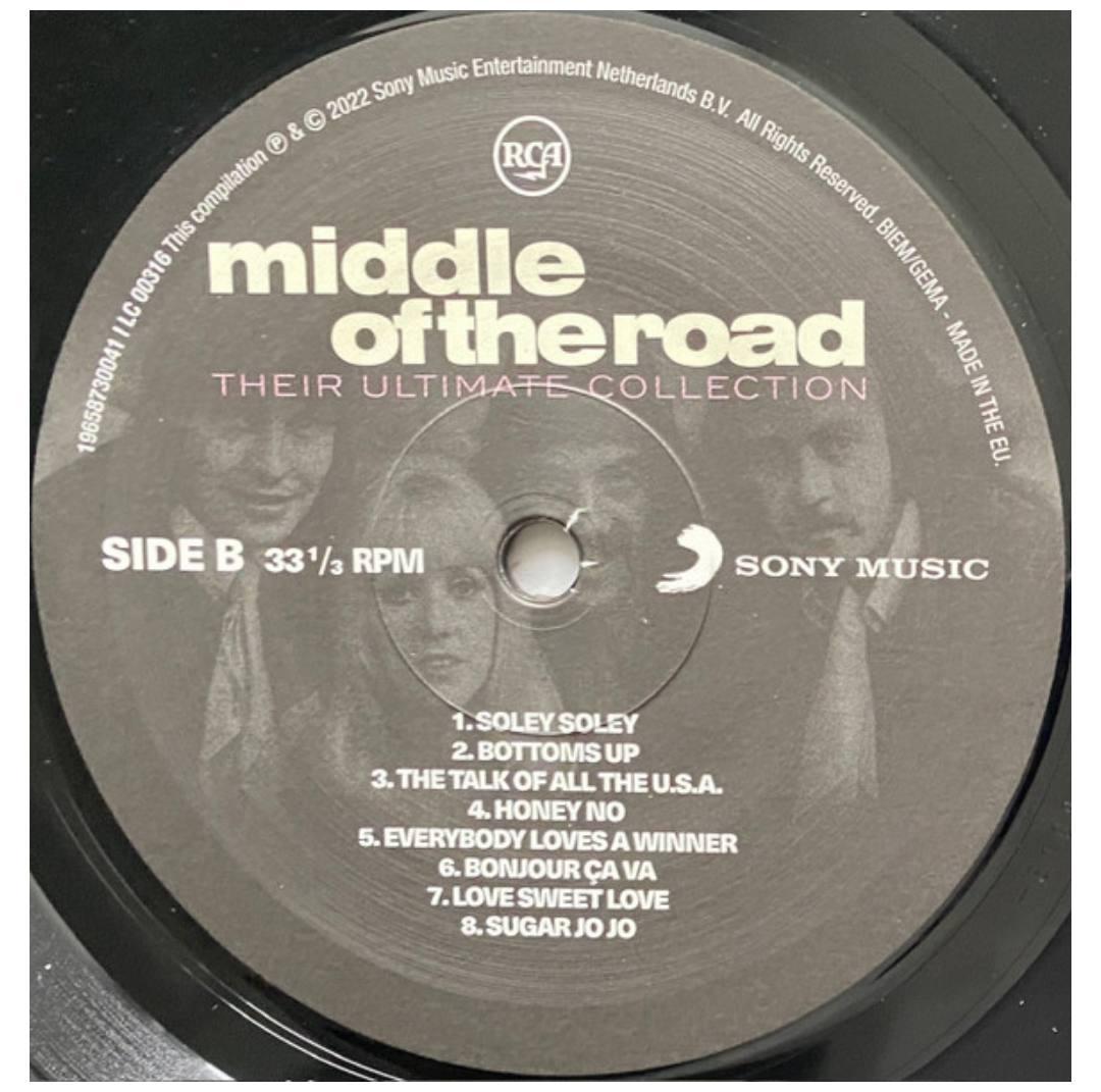 MIDDLE OF THE ROAD - THEIR ULTIMATE COLLECTION | VINILO