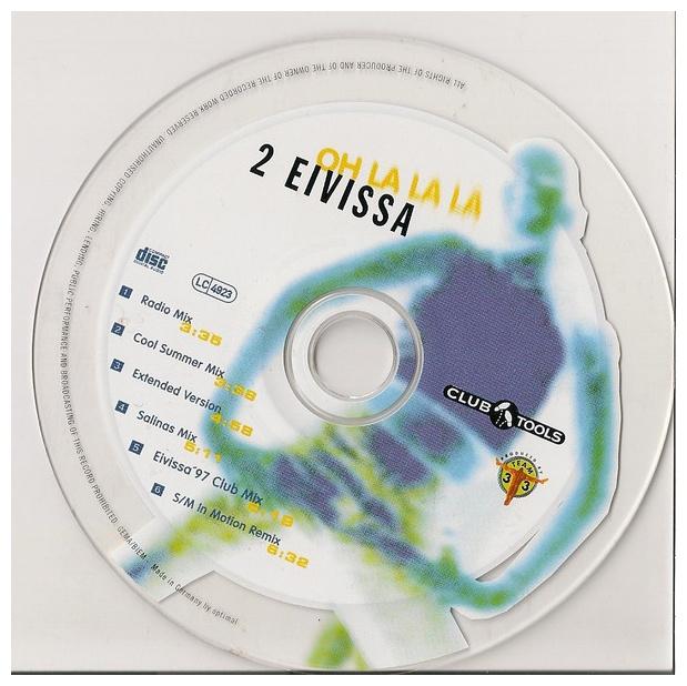 2 EIVISSA - OH LA LA LA (PICTURE DISC) | CD SINGLE USADO