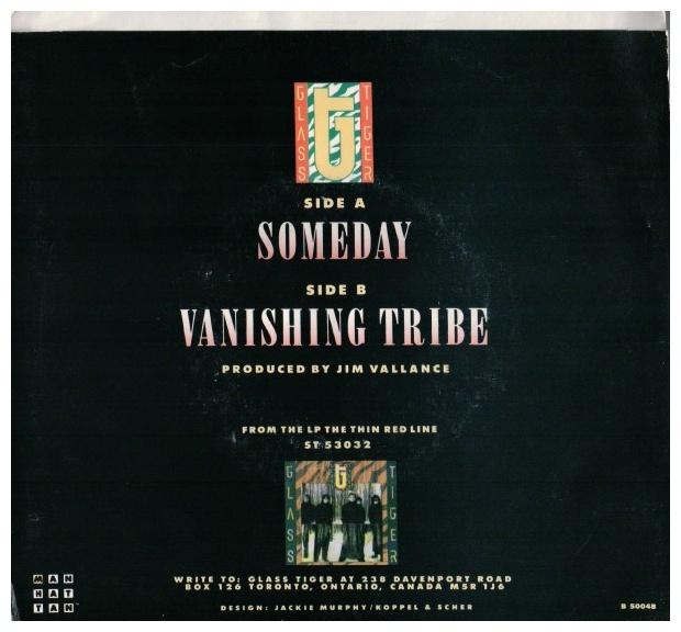 GLASS TIGER - SOMEDAY | 7" SINGLE USADO
