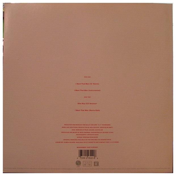 DEBORAH HARRY - I WANT THAT MAN | 12" MAXI SINGLE USADO
