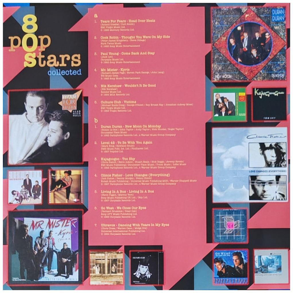 80'S POP STARS - COLLECTED (2LP) (COLOR VINYL) | VINILO