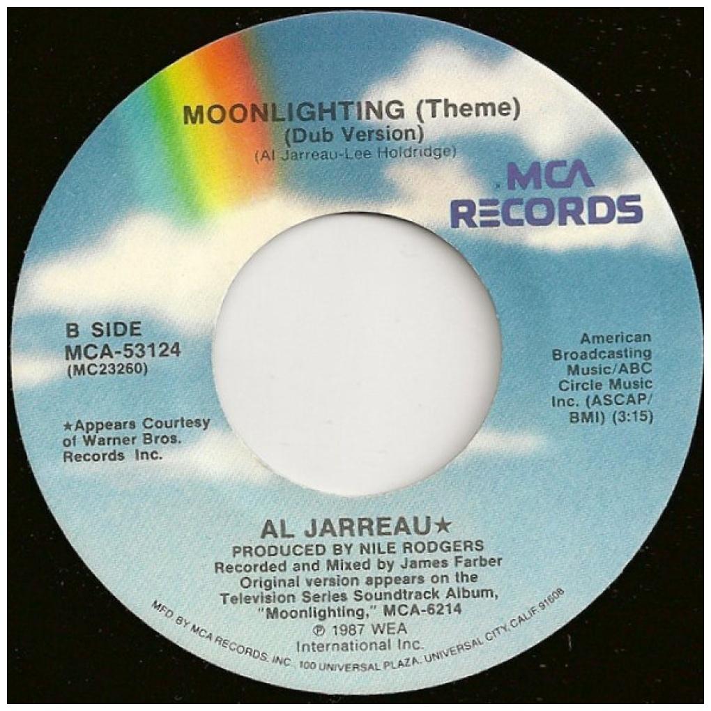 AL JARREAU - MOONLIGHTING THEME | 7" SINGLE USADO