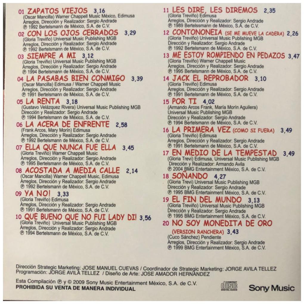 GLORIA TREVI - LO ESENCIAL DE GLORIA TREVI (3CD+DVD) | CD