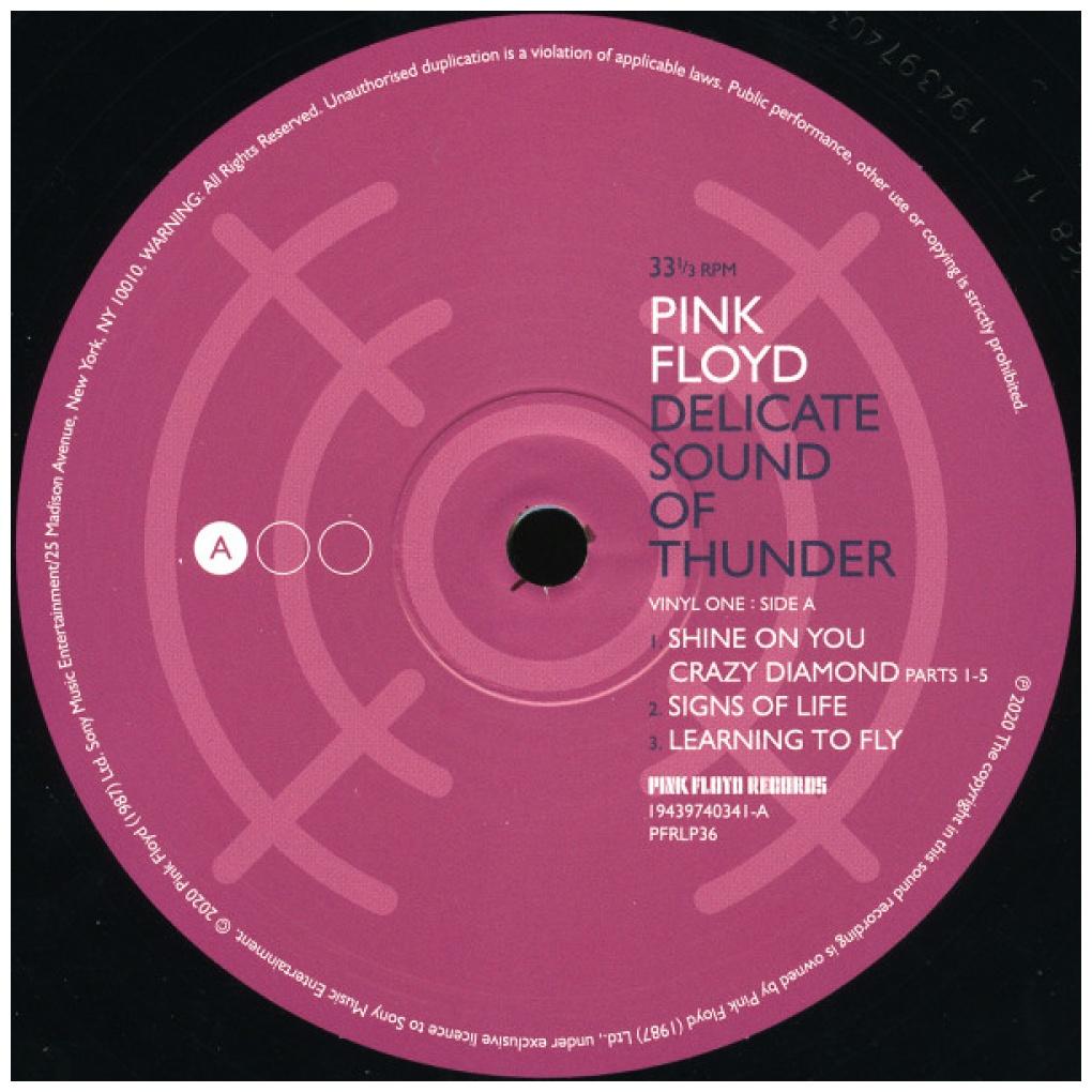 PINK FLOYD - DELICATE SOUND OF THUNDER (3LP) (RESTORED/RE-EDITED) | VINILO