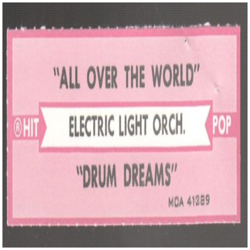 ELECTRIC LIGHT ORCHESTRA - ALL OVER THE WORLD | 7" SINGLE USADO