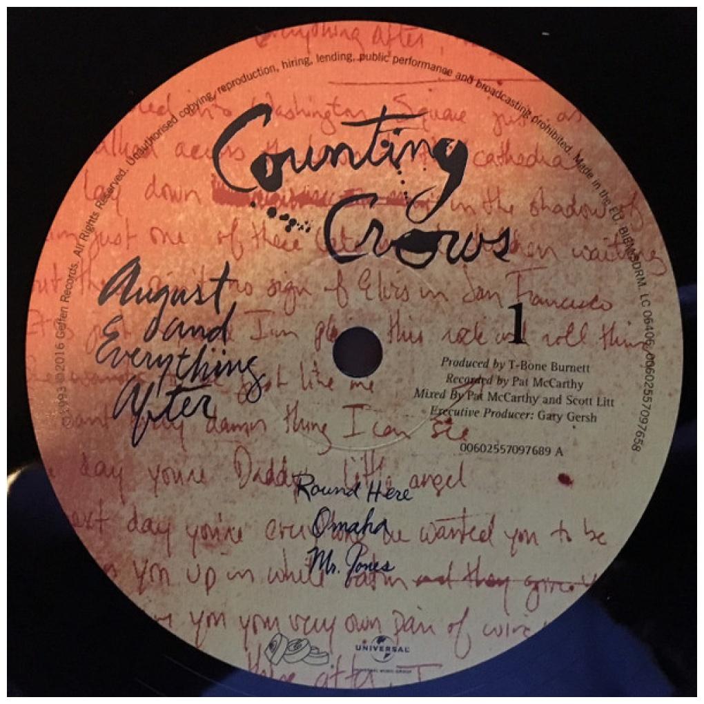 COUNTING CROWS - AUGUST & EVERYTHING AFTER (2LP) | VINILO
