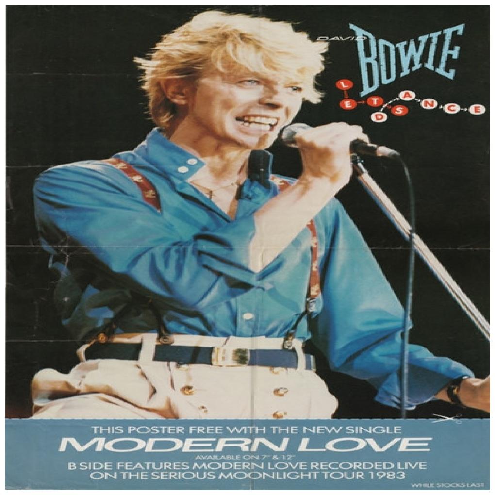 DAVID BOWIE - MODERN LOVE | 12'' MAXI SINGLE USADO