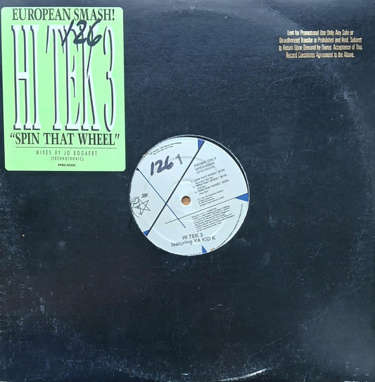 HI TEK 3 - SPIN THAT WHEEL (PROMO COPY) | 12" MAXI SINGLE USADO