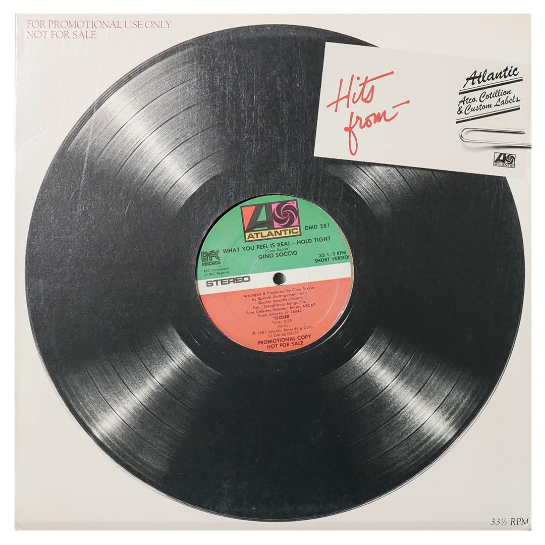 GINO SOCCIO  - WHAT YOU FEEL IS REAL - HOLD TIGHT | 12" MAXI SINGLE USADO