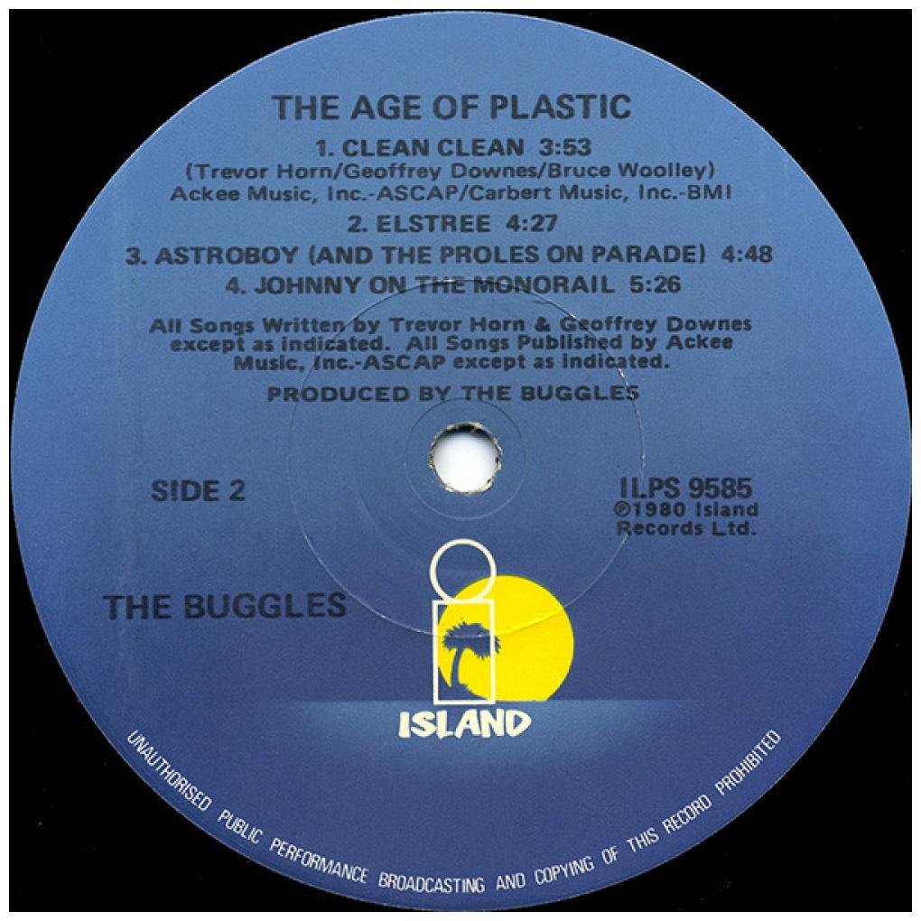 BUGGLES - THE AGE OF PLASTIC | VINILO USADO