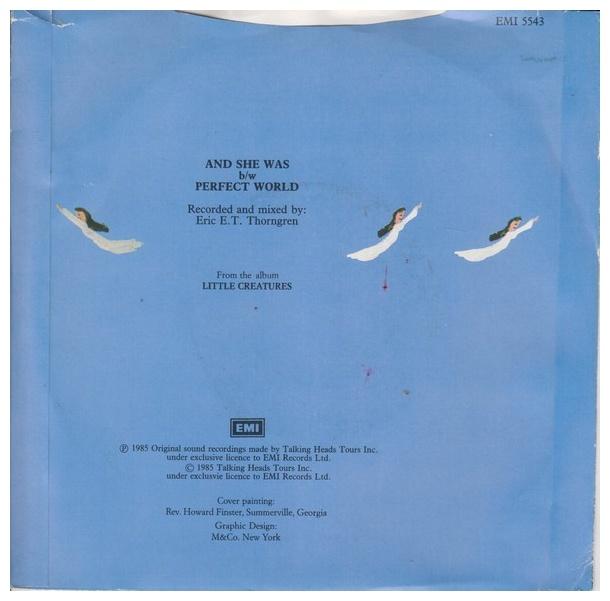 TALKING HEADS - AND SHE WAS | 12" MAXI SINGLE USADO