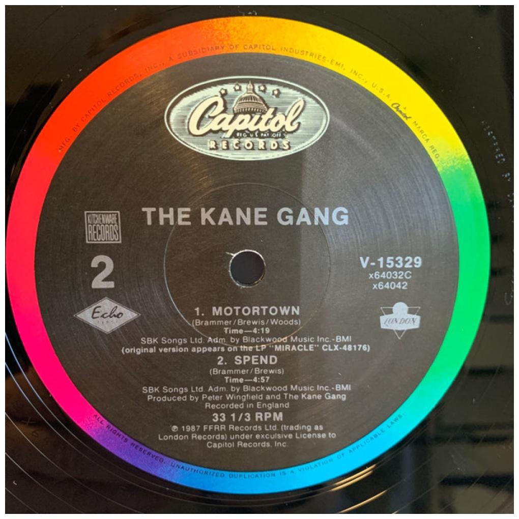 KANE GANG - MOTORTOWN | 12" MAXI SINGLE VINILO USADO