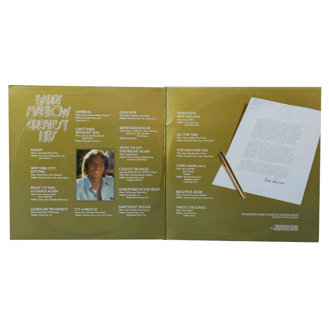 BARRY MANILOW - GREATEST HITS (2LP) | VINILO USADO