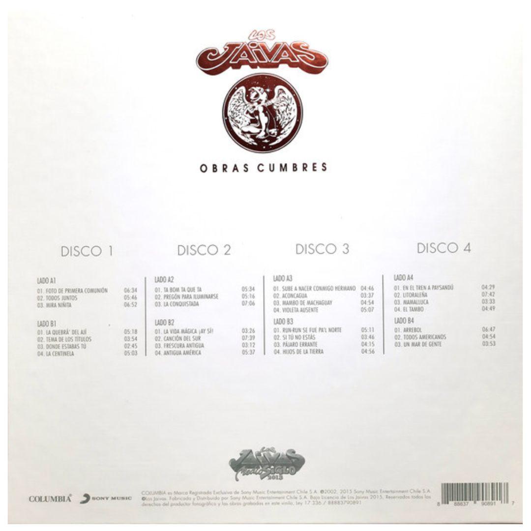 LOS JAIVAS - OBRAS CUMBRES 4LP | VINILO