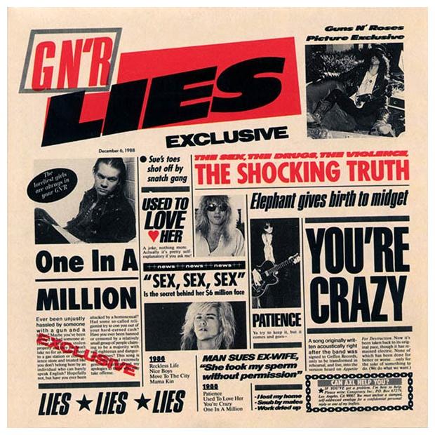 GUNS N ROSES - G N`R LIES | CD