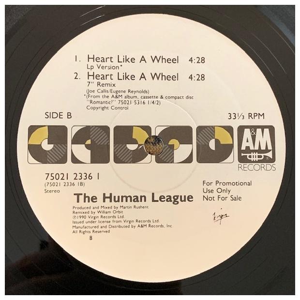 HUMAN LEAGUE - HEART LIKE A WHEEL | 12" MAXI SINGLE USADO