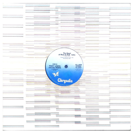 HUEY LEWIS AND THE NEWS  - THE HEART OF ROCK & ROLL | 12" MAXI SINGLE USADO