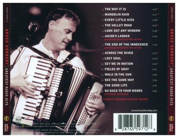 BRUCE HORNSBY & THE RANGE - GREATEST RADIO HITS | CD
