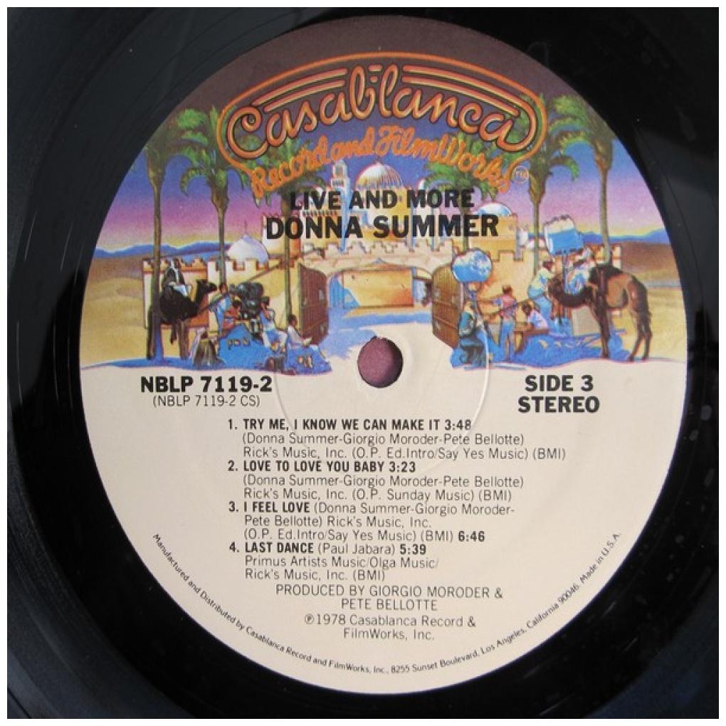 DONNA SUMMER - LIVE AND MORE (2LP) | VINILO USADO