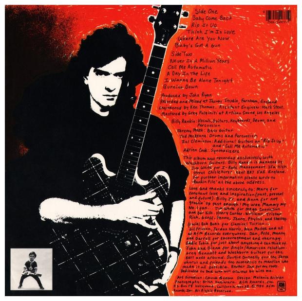 BILLY RANKIN - GROWIN UP TOO FAST | VINILO USADO