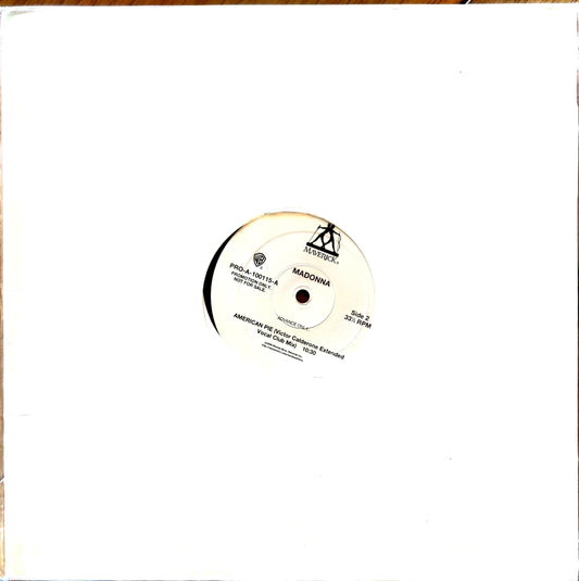 MADONNA - AMERICAN PIE | 12" MAXI SINGLE USADO