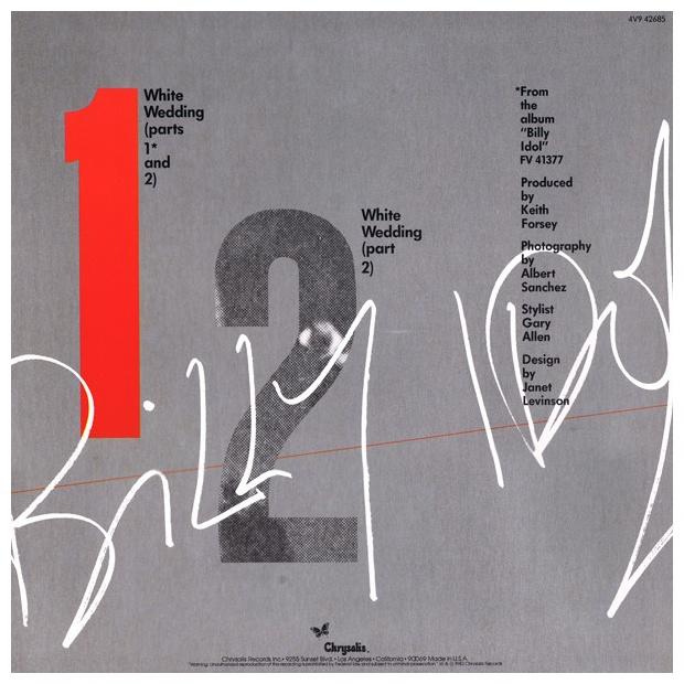 BILLY IDOL - WHITE WEDDING | 12" MAXI SINGLE USADO