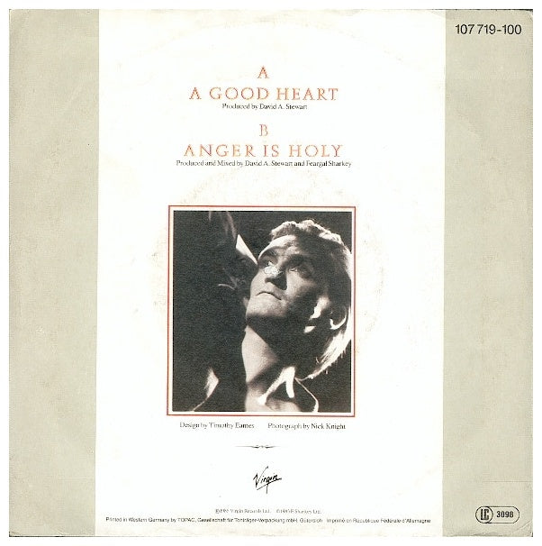 FEARGAL SHARKEY - A GOOD HEART | 7" SINGLE USADO