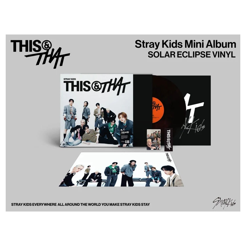 STRAY KIDS - THIS & THAT [SOLAR ECLIPSE VINYL) (LIMITED EDITION, POSTER, PHOTO, PHOTO CARD, BOOKMARK) | VINILO