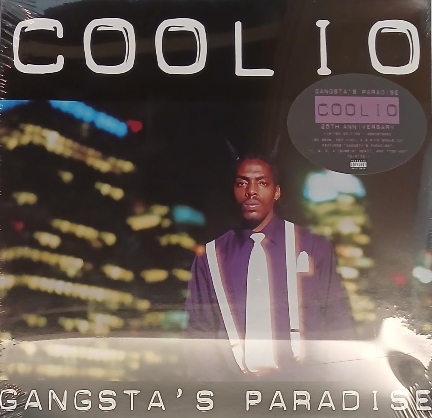 COOLIO - GANGSTA'S PARADISE (2LP) (ANNIVERSARY EDITION) (RED VINYL) | VINILO