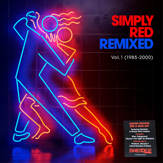 SIMPLY RED - REMIXED VOL. 1 (1985-2000) (2LP) (LIMITED RED & BLUE VINYL) | VINILO