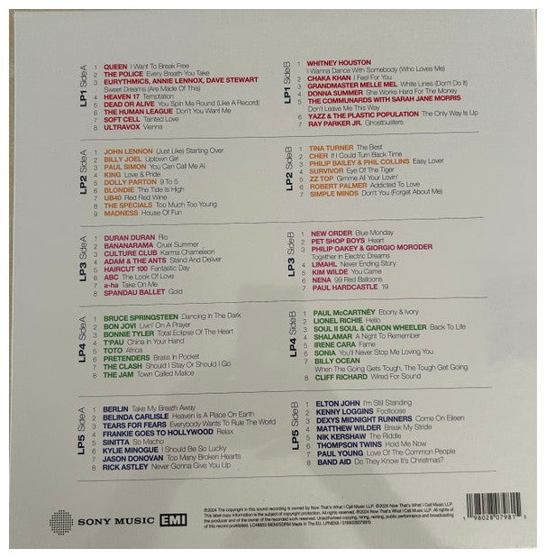 NOW PRESENT: THE 80 S (5LP BOX SET) - VARIOUS (5LP BOX SET) | VINILO