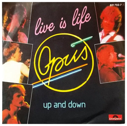 OPUS - LIFE IS LIFE | 7" SINGLE USADO