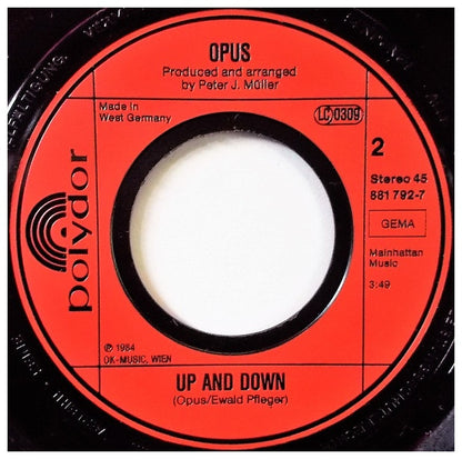 OPUS - LIFE IS LIFE | 7" SINGLE USADO