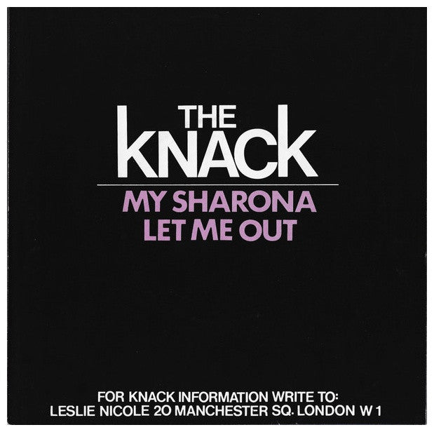 KNACK - MY SHARONA | 7" SINGLE USADO