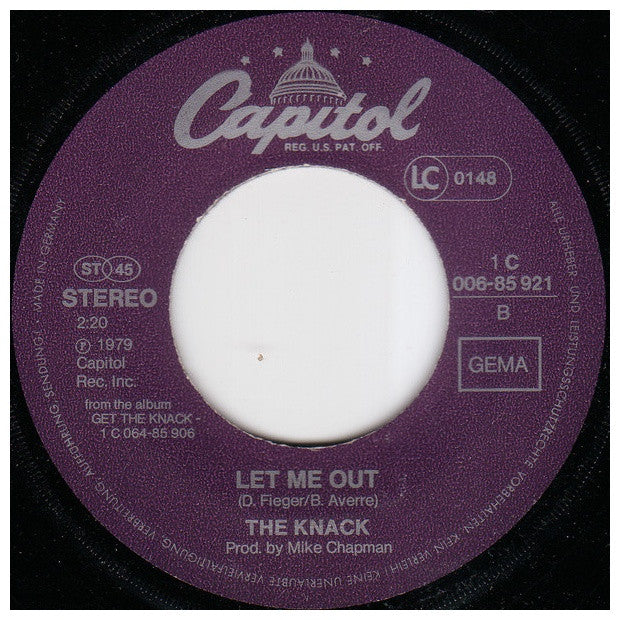 KNACK - MY SHARONA | 7" SINGLE USADO