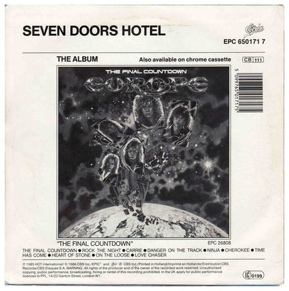 EUROPE - ROCK THE NIGHT | 7" SINGLE USADO