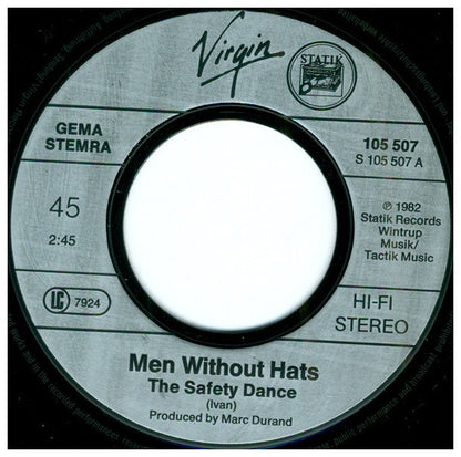 MEN WITHOUT HATS - SAFETY DANCE | 7" SINGLE USADO