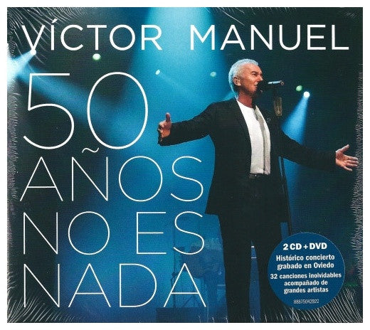 VICTOR MANUEL - 50 ANOS NO ES NADA (2CD+DVD)