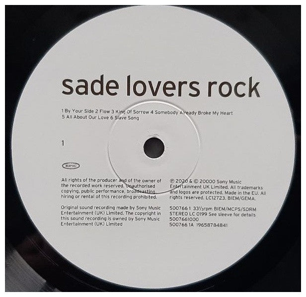 SADE - LOVERS ROCK | VINILO