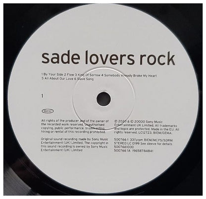 SADE - LOVERS ROCK | VINILO