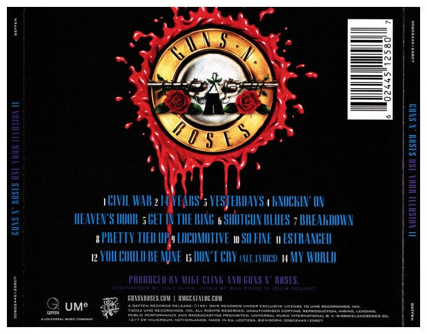 GUNS  N ROSES - USE YOUR ILLUSION II | CD