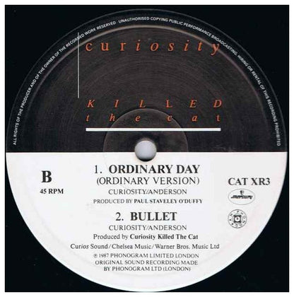 CURIOSITY KILLED THE CAT - ORDINARY DAY | 12" MAXI SINGLE VINILO USADO