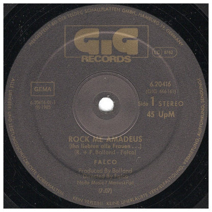FALCO - ROCK ME AMADEUS | 12" MAXI SINGLE VINILO USADO
