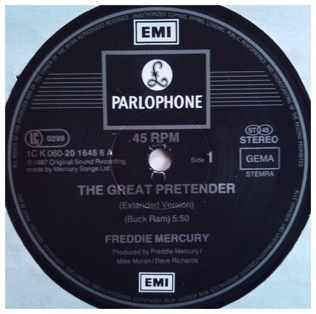 FREDDIE MERCURY - THE GREAT PRETENDER | 12" MAXI SINGLE USADO