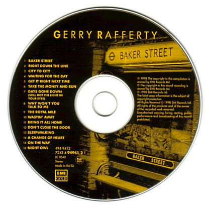 GERRY RAFFERTY  - BAKER STREET THE BEST OF | CD