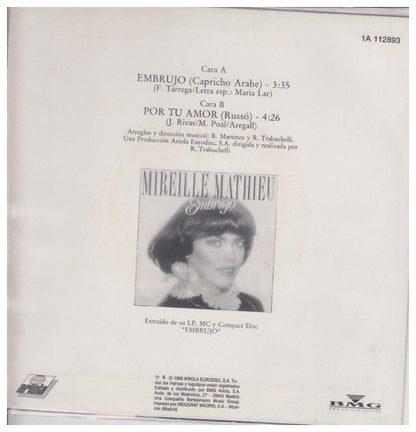 MIREILLE MATHIEU - EMBRUJO | 7" SINGLE USADO